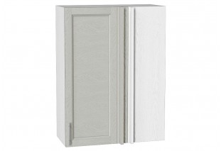 Шкаф верхний прямой угловой Сканди Cappuccino Softwood / Белый 70 х 34,5 х 92 см