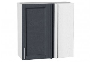 Шкаф верхний прямой угловой Сканди Graphite Softwood / Белый 70 х 34,5 х 71,6 см