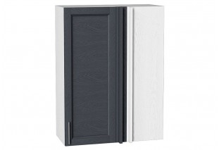 Шкаф верхний прямой угловой Сканди Graphite Softwood / Белый 70 х 34,5 х 92 см