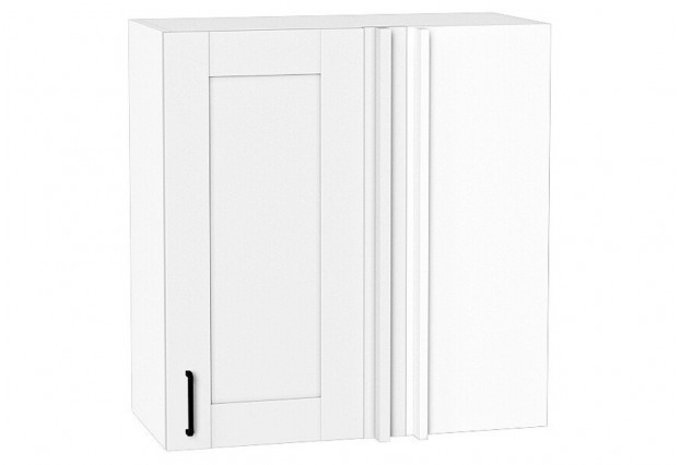 Шкаф верхний прямой угловой Лофт Super White / Белый 70 х 34,5 х 71,6 см