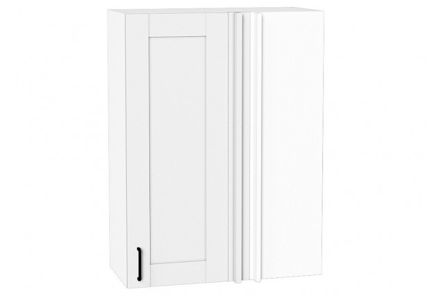 Шкаф верхний прямой угловой Лофт Super White / Белый 70 х 34,5 х 92 см