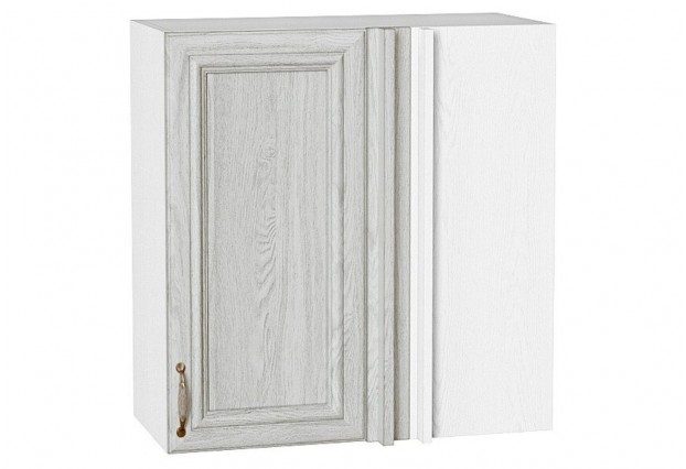 Шкаф верхний прямой угловой Шале White Dreamline / Белый 70 х 34,5 х 71,6 см