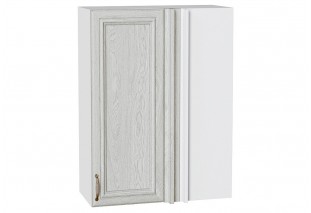 Шкаф верхний прямой угловой Шале White Dreamline / Белый 70 х 34,5 х 92 см