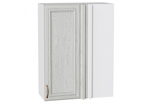 Шкаф верхний прямой угловой Шале White Dreamline / Белый 70 х 34,5 х 92 см