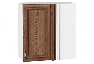 Шкаф верхний прямой угловой Шале Brown Dreamline / Белый 70 х 34,5 х 71,6 см