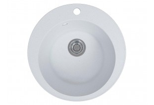 Мойка врезная Vivat 4718 1Ч матовый Белый
