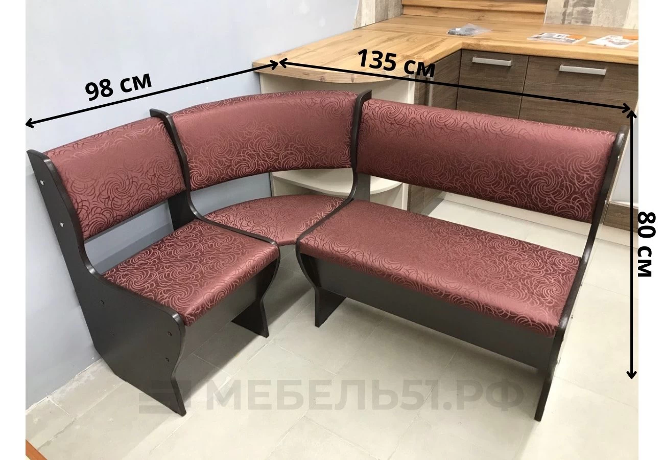Кухонный уголок АЛЕНКА 5 Венге Cooper Bordo
