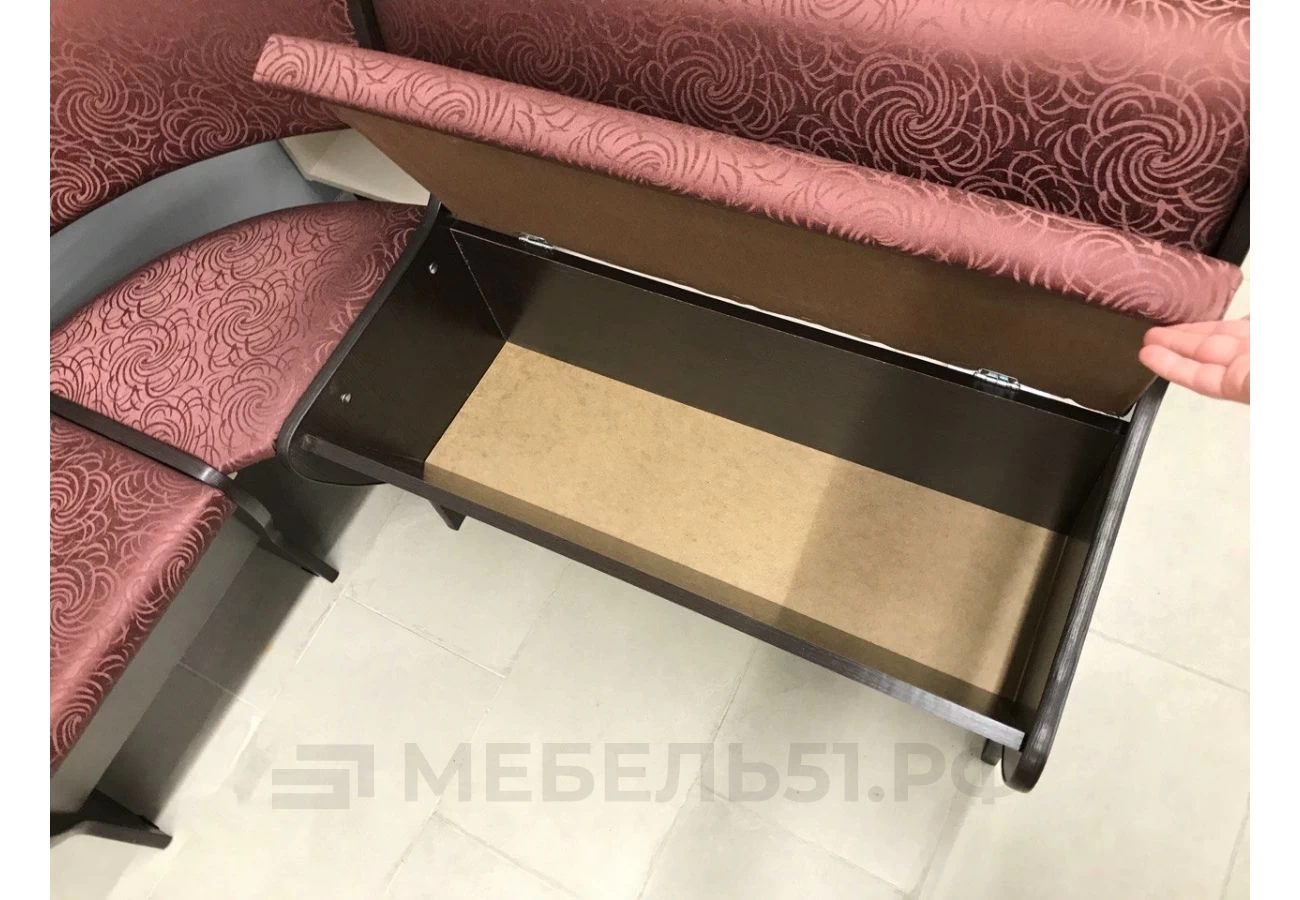 Кухонный уголок АЛЕНКА 5 Венге Cooper Bordo