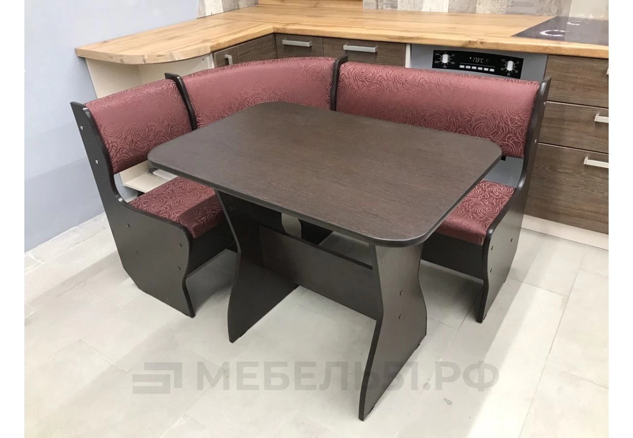Кухонный уголок АЛЕНКА 5 Венге Cooper Bordo
