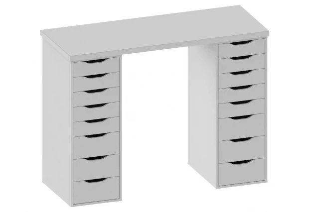Ингар 2/88 стол письменный 140x106x55, белый